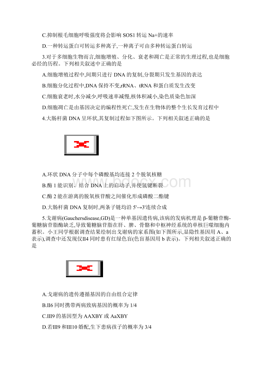 届江苏省百校大联考高三上学期第二次考试生物Word版含答案Word文档下载推荐.docx_第2页