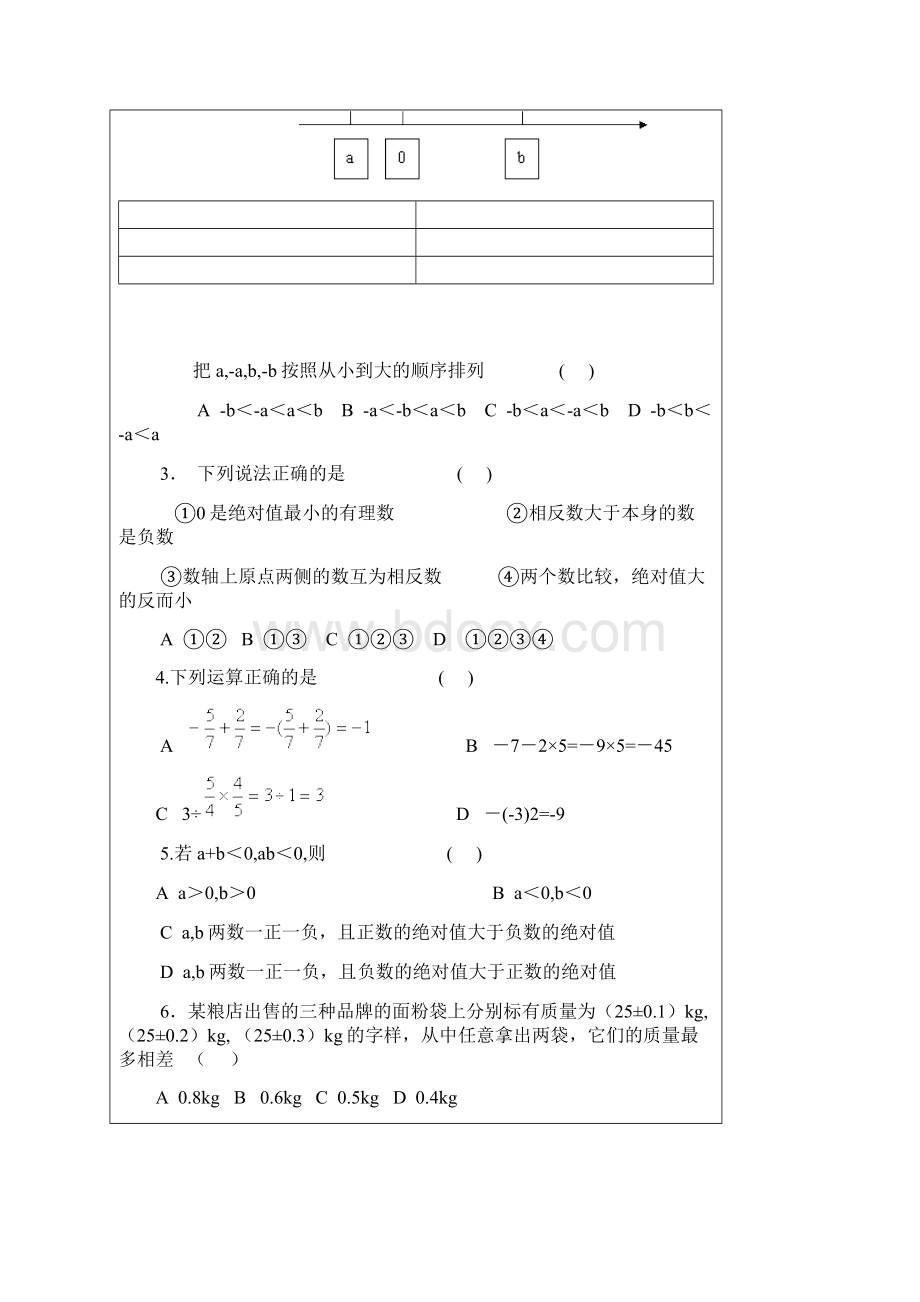 最新初一数学知识点及例题讲解.docx_第2页