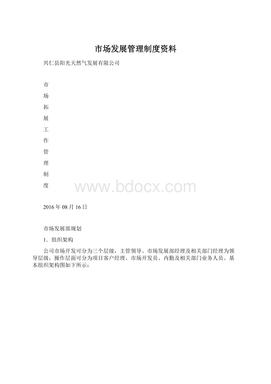 市场发展管理制度资料.docx_第1页