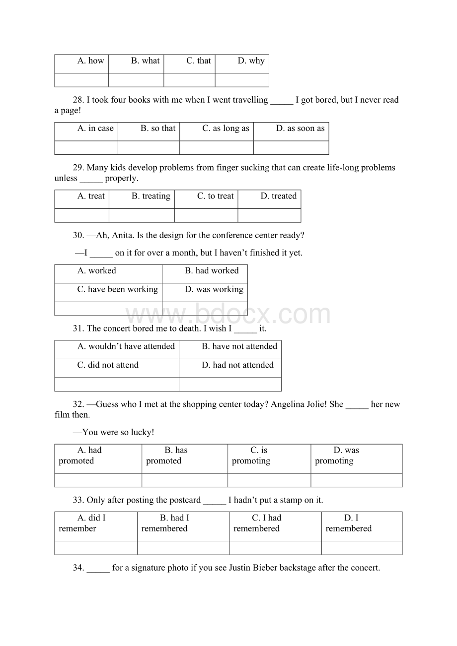 朝阳区高三英语期末试题及标准答案.docx_第2页