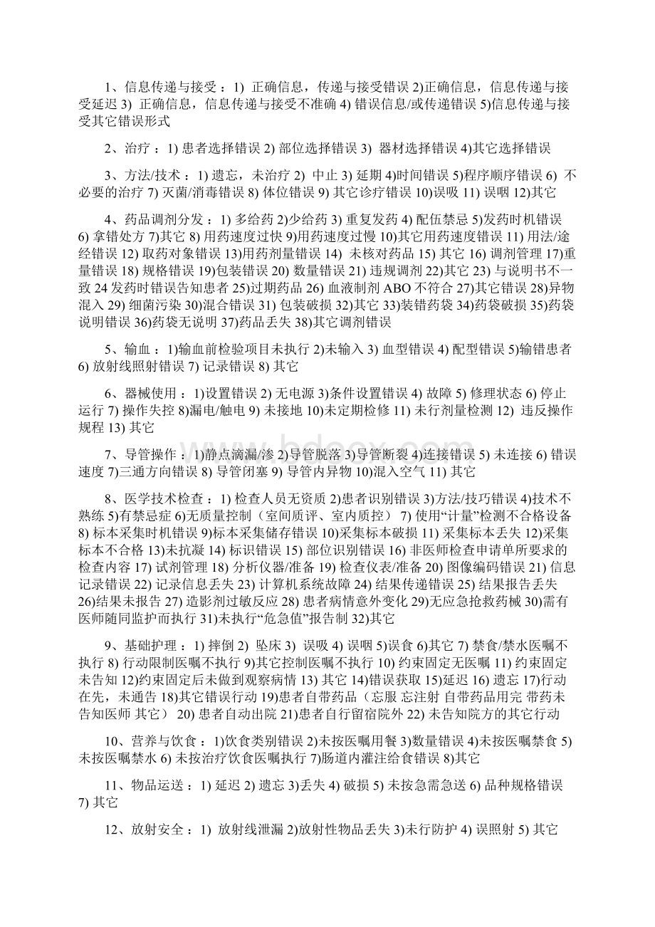 医疗安全不良事件报告制度Word下载.docx_第2页