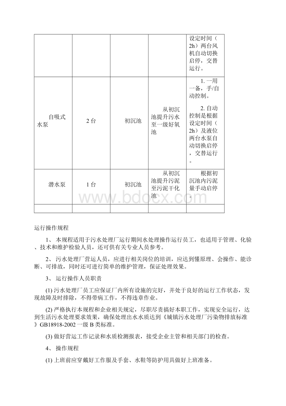 污水处理厂运行手册Word格式文档下载.docx_第3页