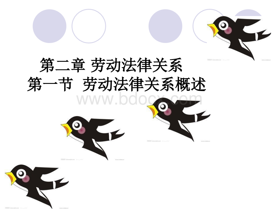 第二章劳动法律关系.ppt_第1页