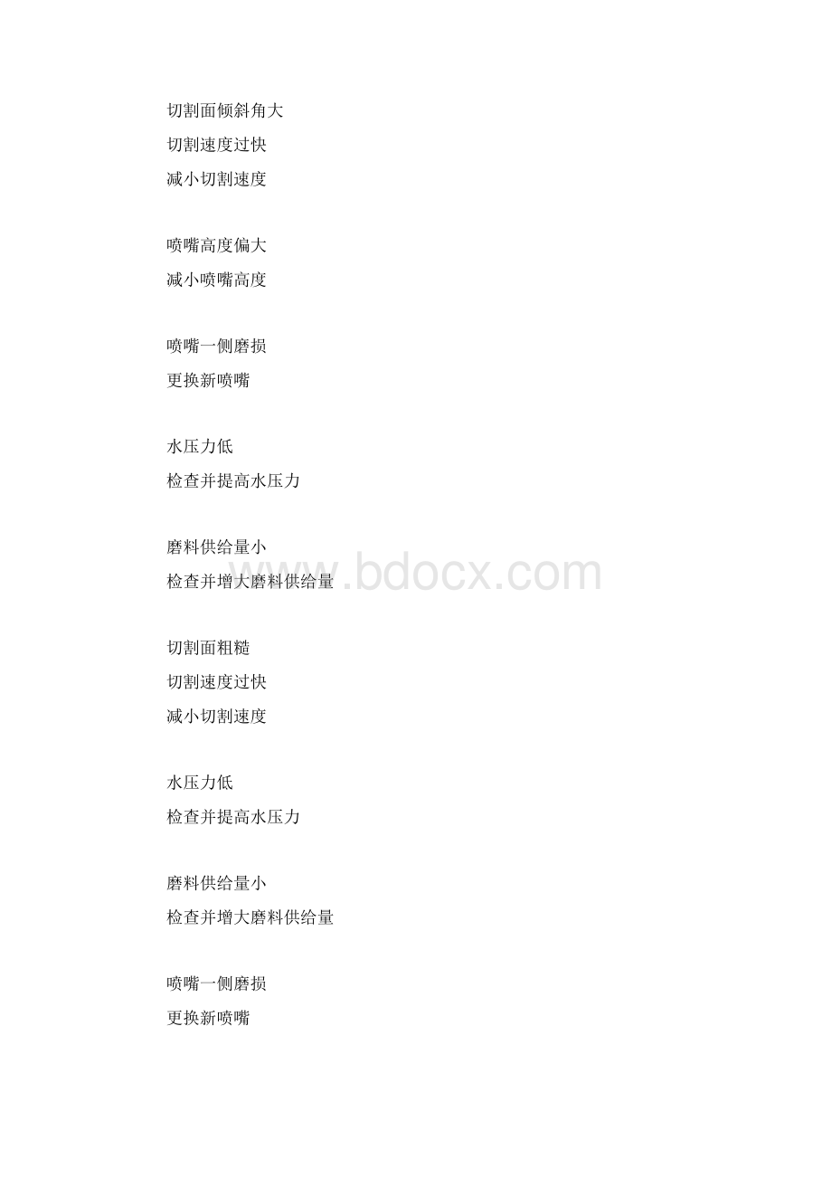 高压水射流切割缺陷设备维护及安全Word文档下载推荐.docx_第2页