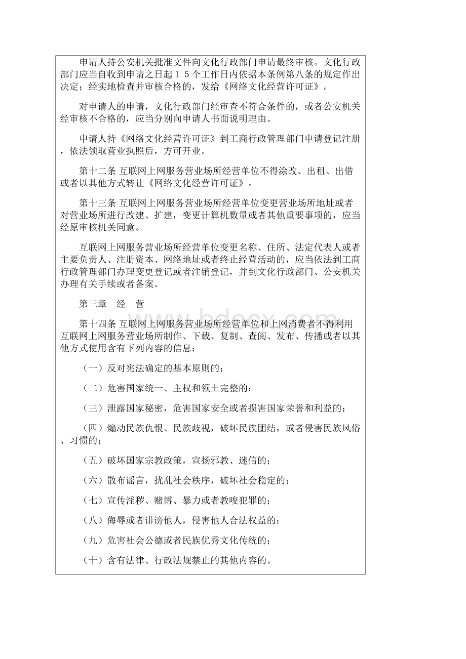 互联网上网服务营业场所管理条例Word文件下载.docx_第3页