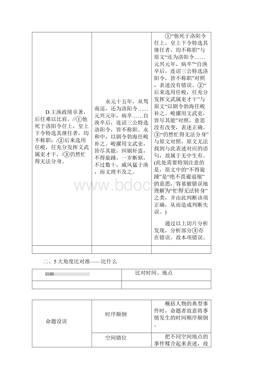 版高考一轮复习语文新课改省份专用学案第四模块 专题一 第二编 第2讲 文言文概括分析.docx_第2页