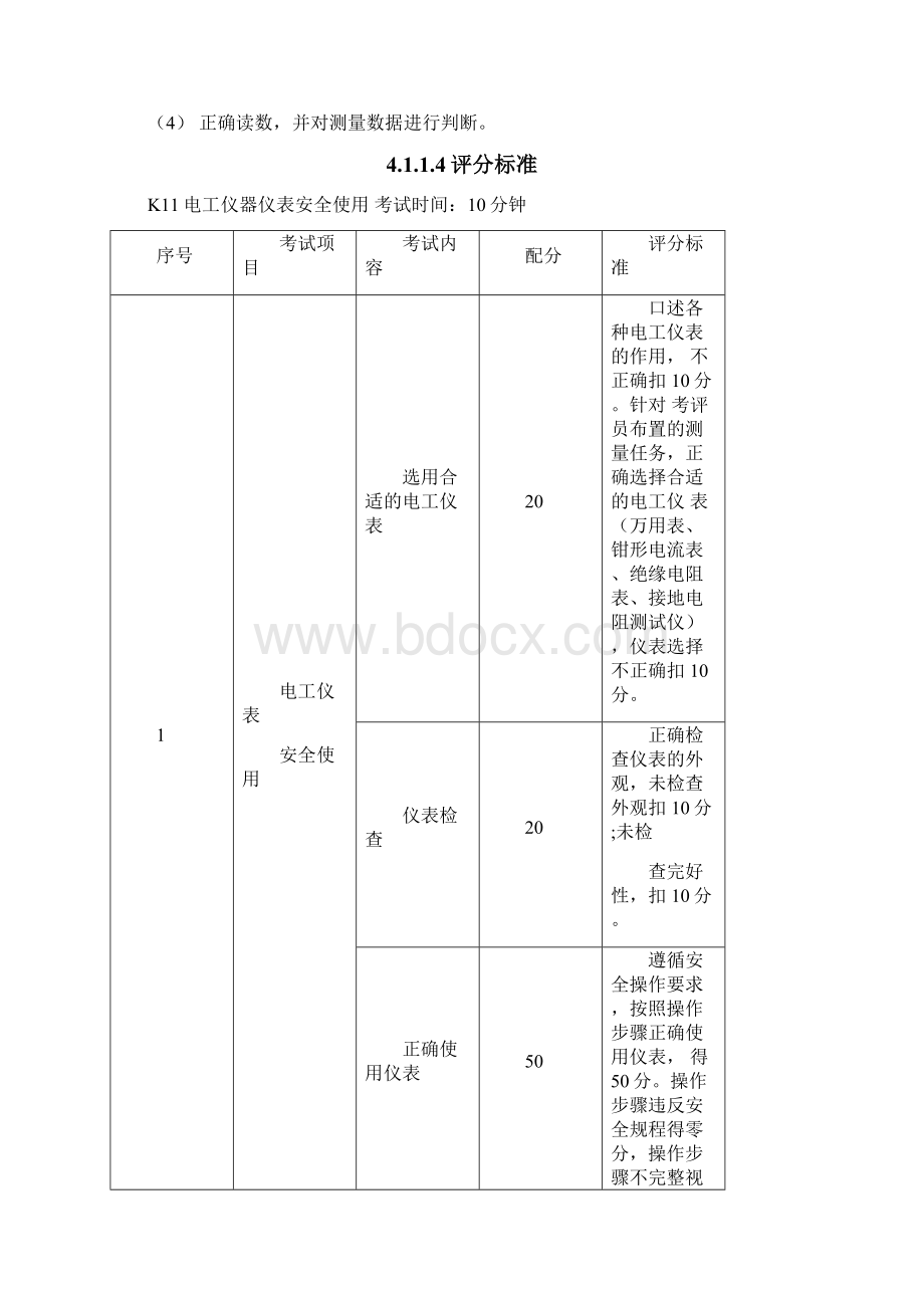 高压电工实操考试标准Word文档格式.docx_第3页