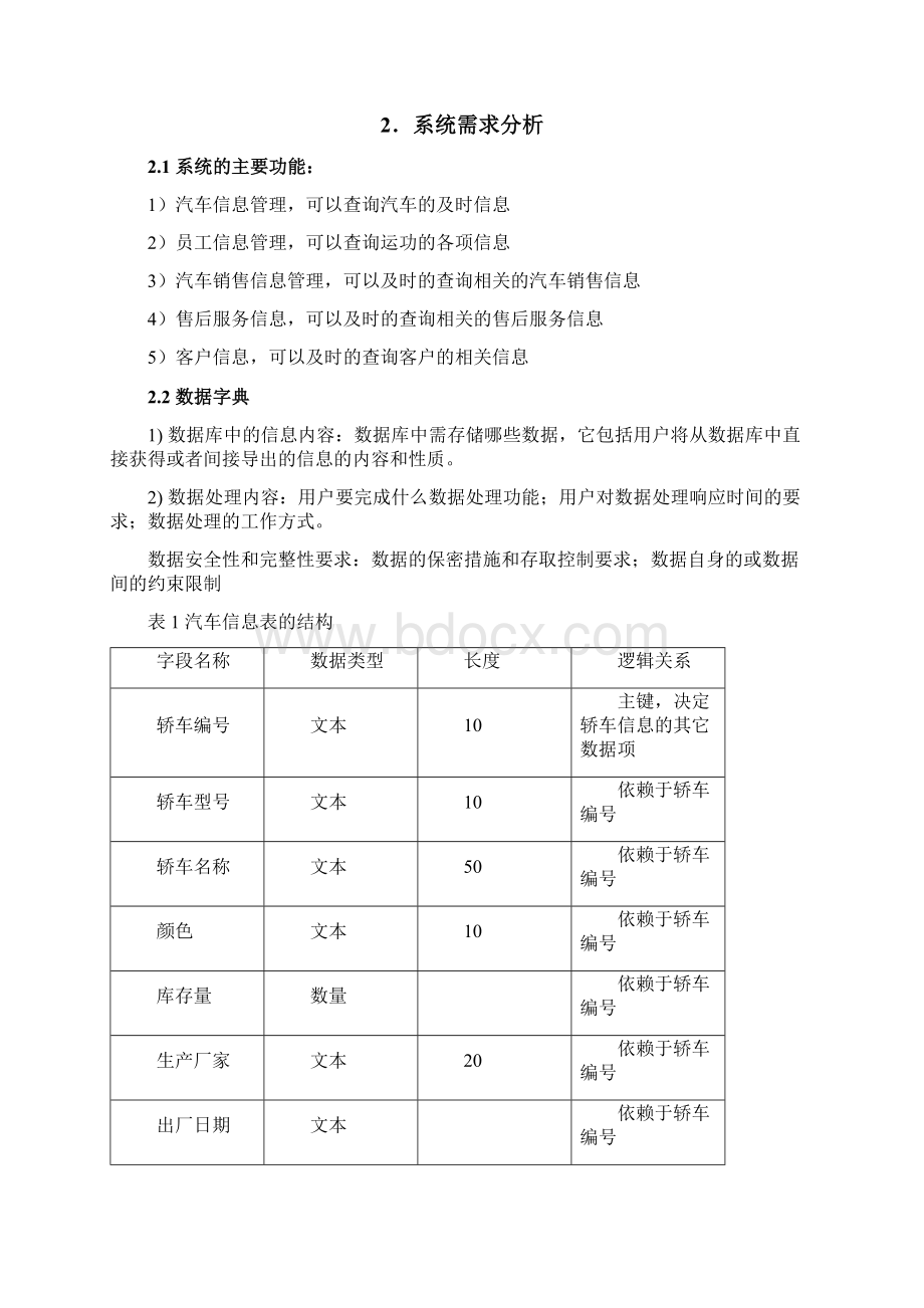 汽车销售管理系统设计模版Word文档格式.docx_第3页