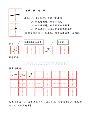 经典硬笔楷书书法教程之基础笔画资料下载.pdf