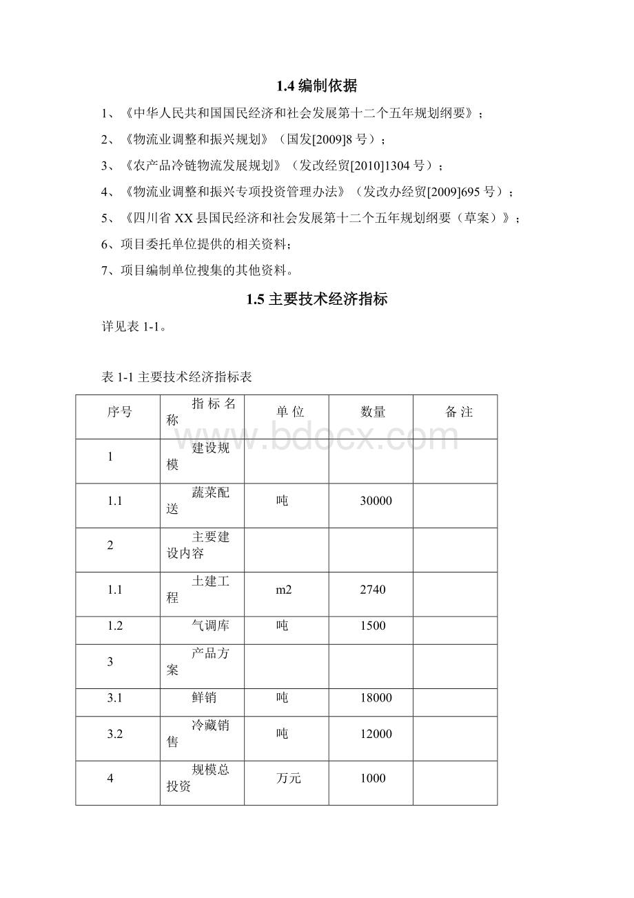 蔬菜配送中心建设项目资金申请报告代项目建议书文档格式.docx_第3页