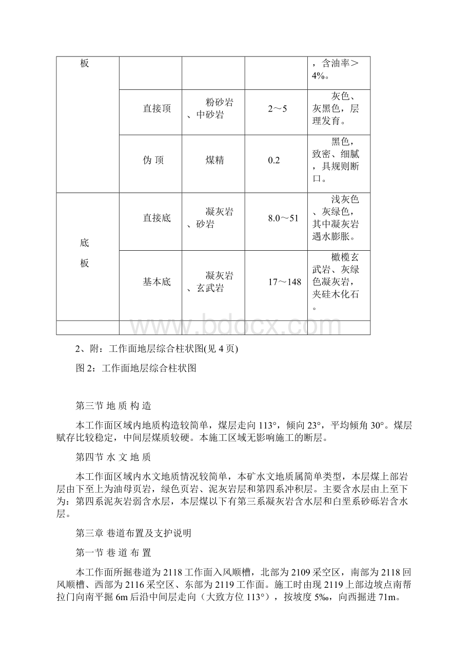 最新鑫地源煤矿2118入风顺槽掘进作业规程.docx_第3页