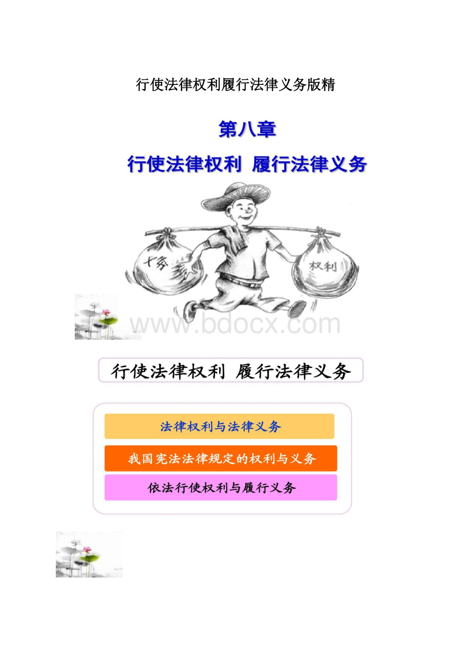 行使法律权利履行法律义务版精.docx_第1页