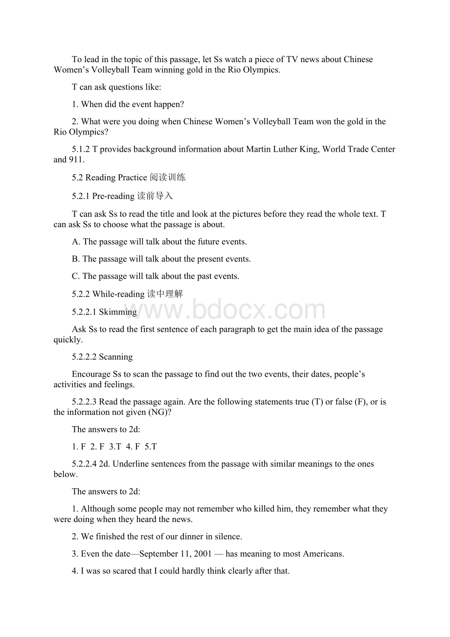 人教版英语八年级下册Unit5 SectionB2a2e名师教案.docx_第3页