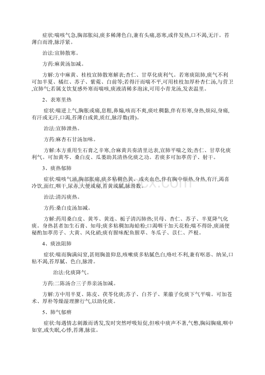 中医重症医学科常见病中医辨证分型Word格式.docx_第3页