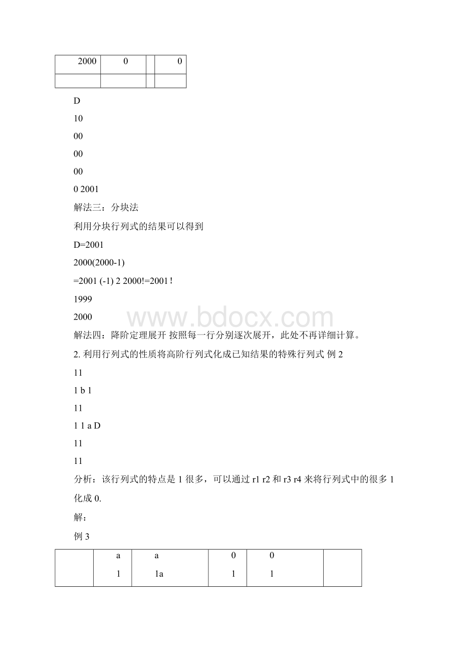 线性代数特殊行列式与行列式计算方法总结.docx_第3页