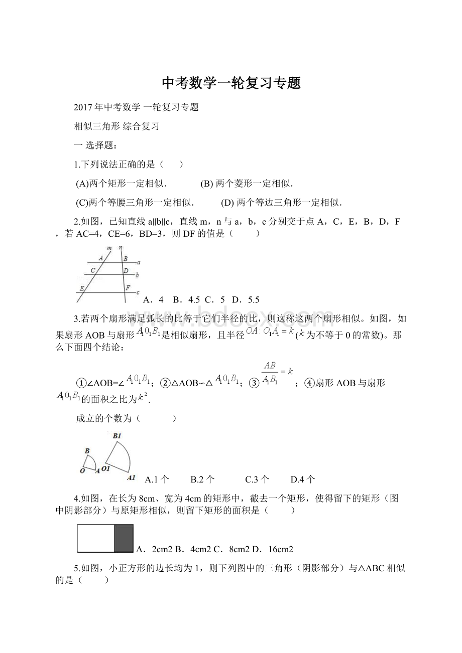 中考数学一轮复习专题Word下载.docx_第1页