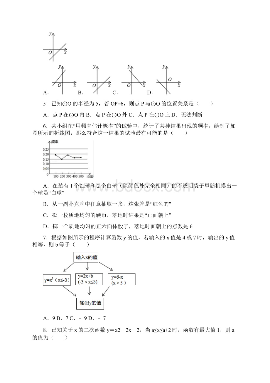 河北省沧州市中考数学监测试题.docx_第2页