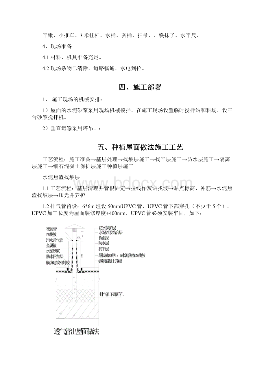 种植屋面施工方案施工工艺车库顶板资料.docx_第3页