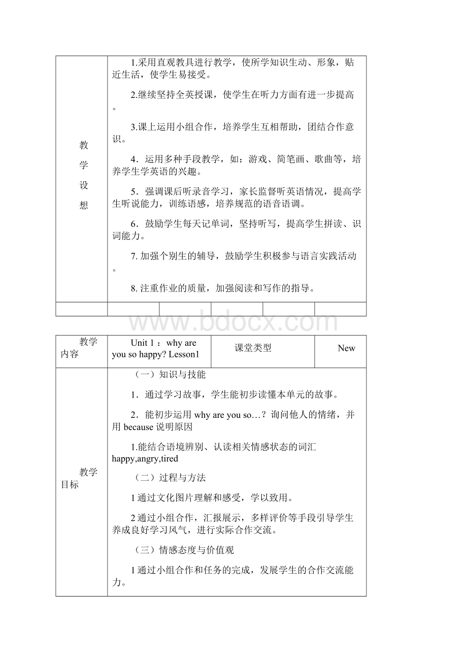 北京版小学英语四年级上册全册教案新教材.docx_第2页