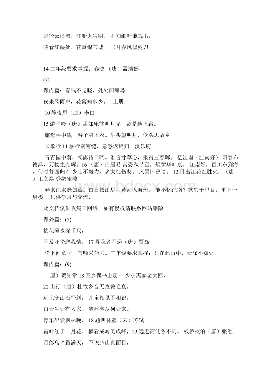 小学必背古诗75首讲解学习Word文档格式.docx_第2页