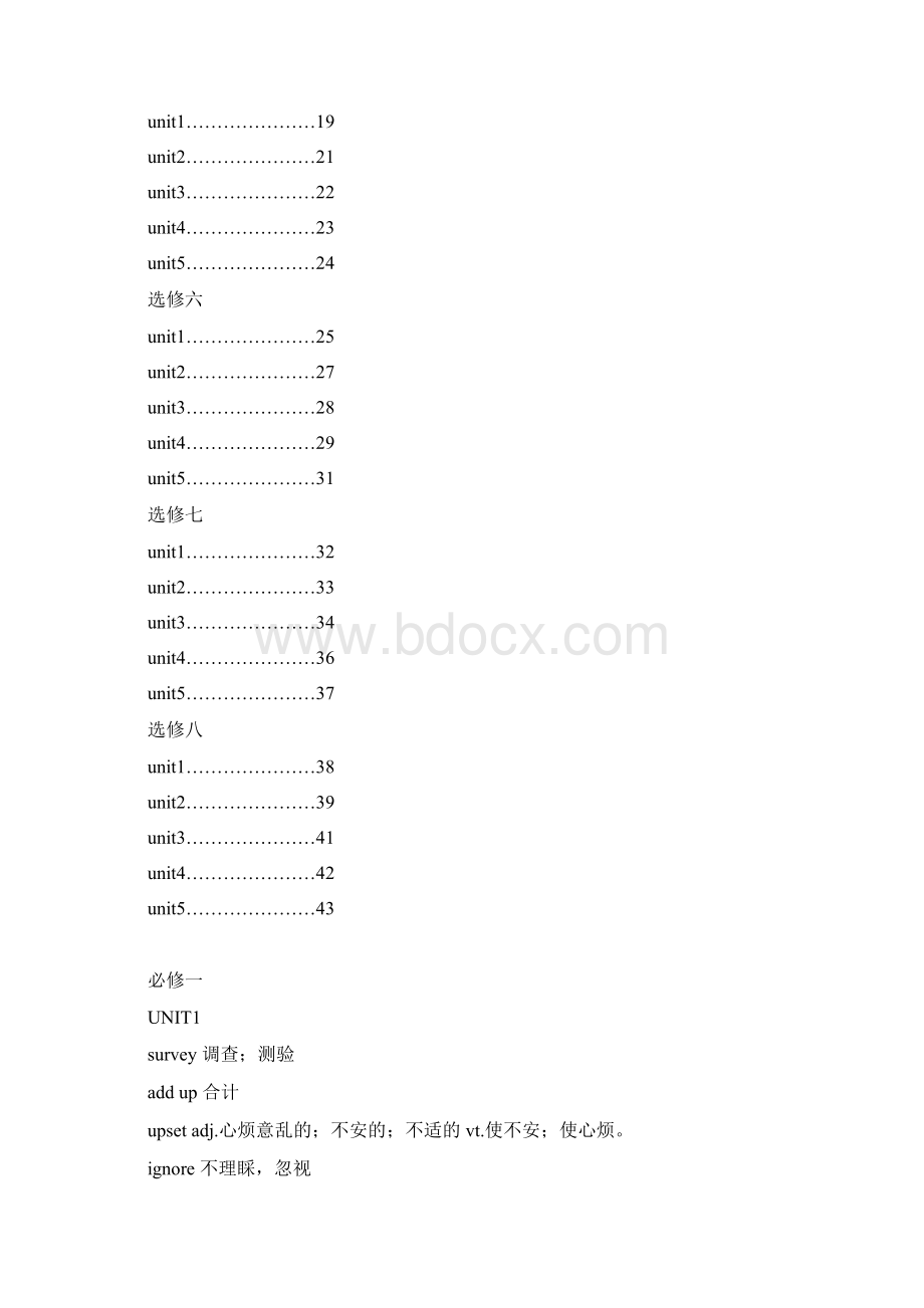 高中英语必修一至选修八单词表.docx_第2页