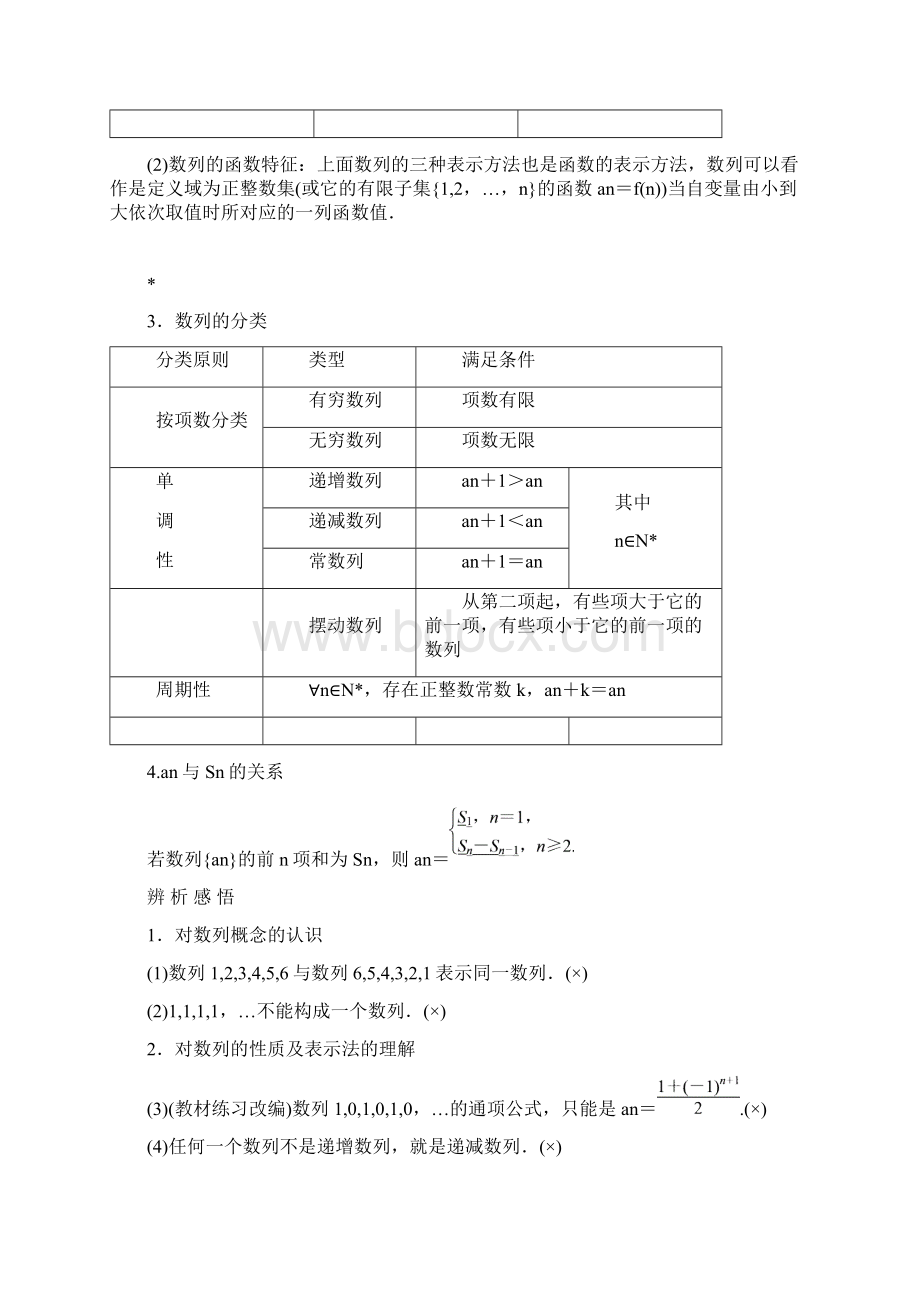 高考数学一轮复习配套讲义第5篇 第1讲 数列的概念与简单表示法.docx_第2页