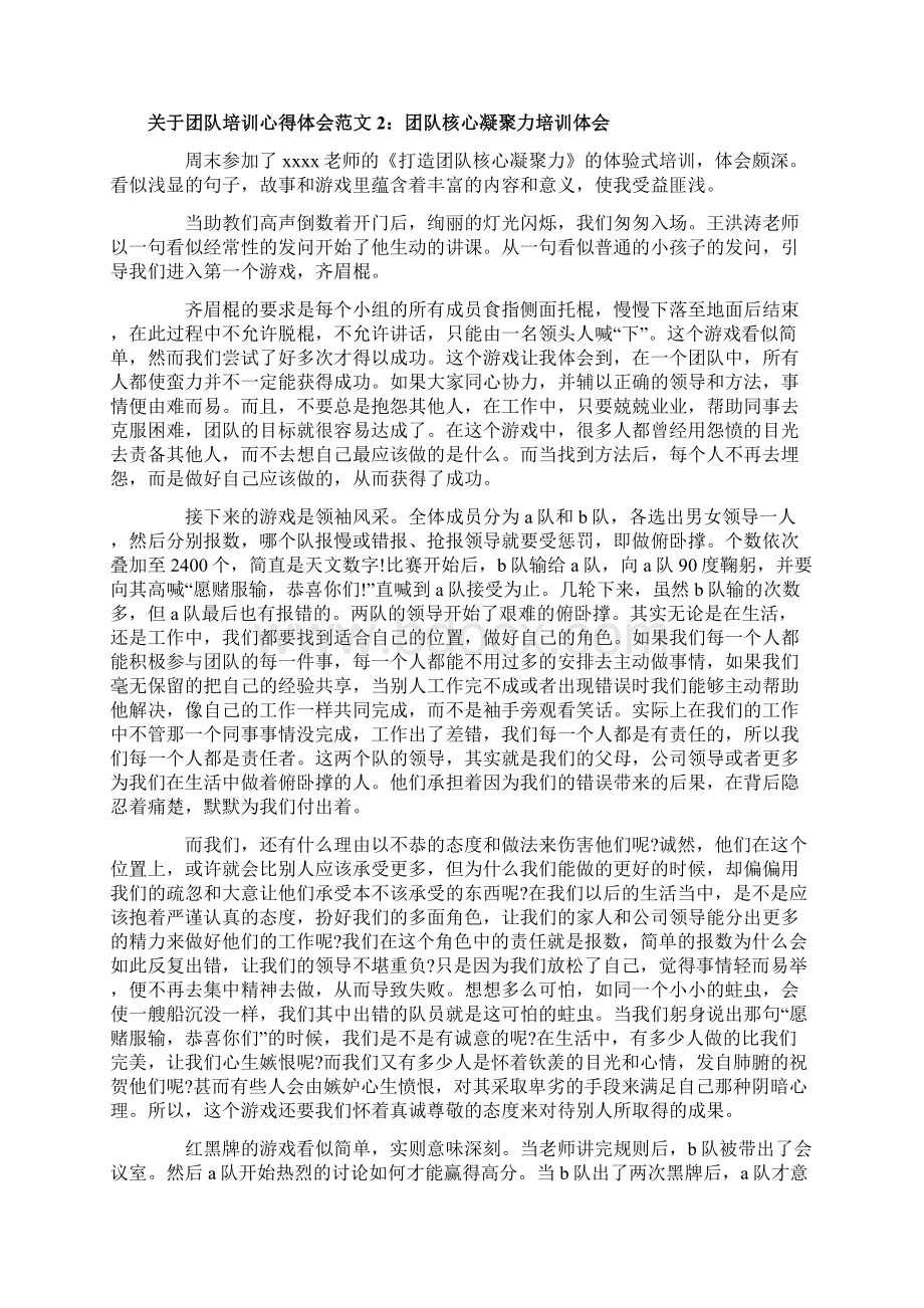 关于团队培训心得体会3篇.docx_第2页