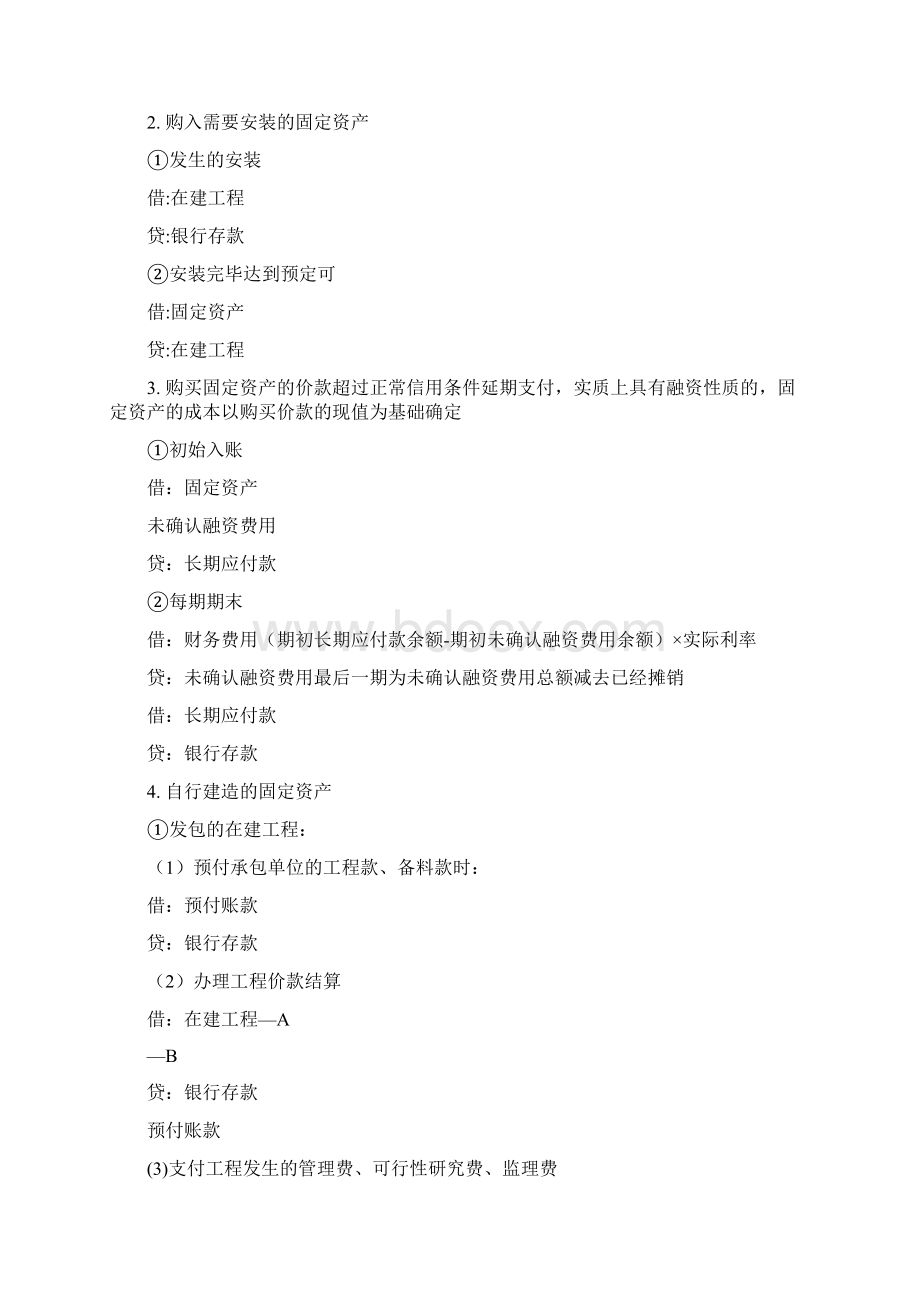 财务会计中级会计分录总结Word下载.docx_第3页