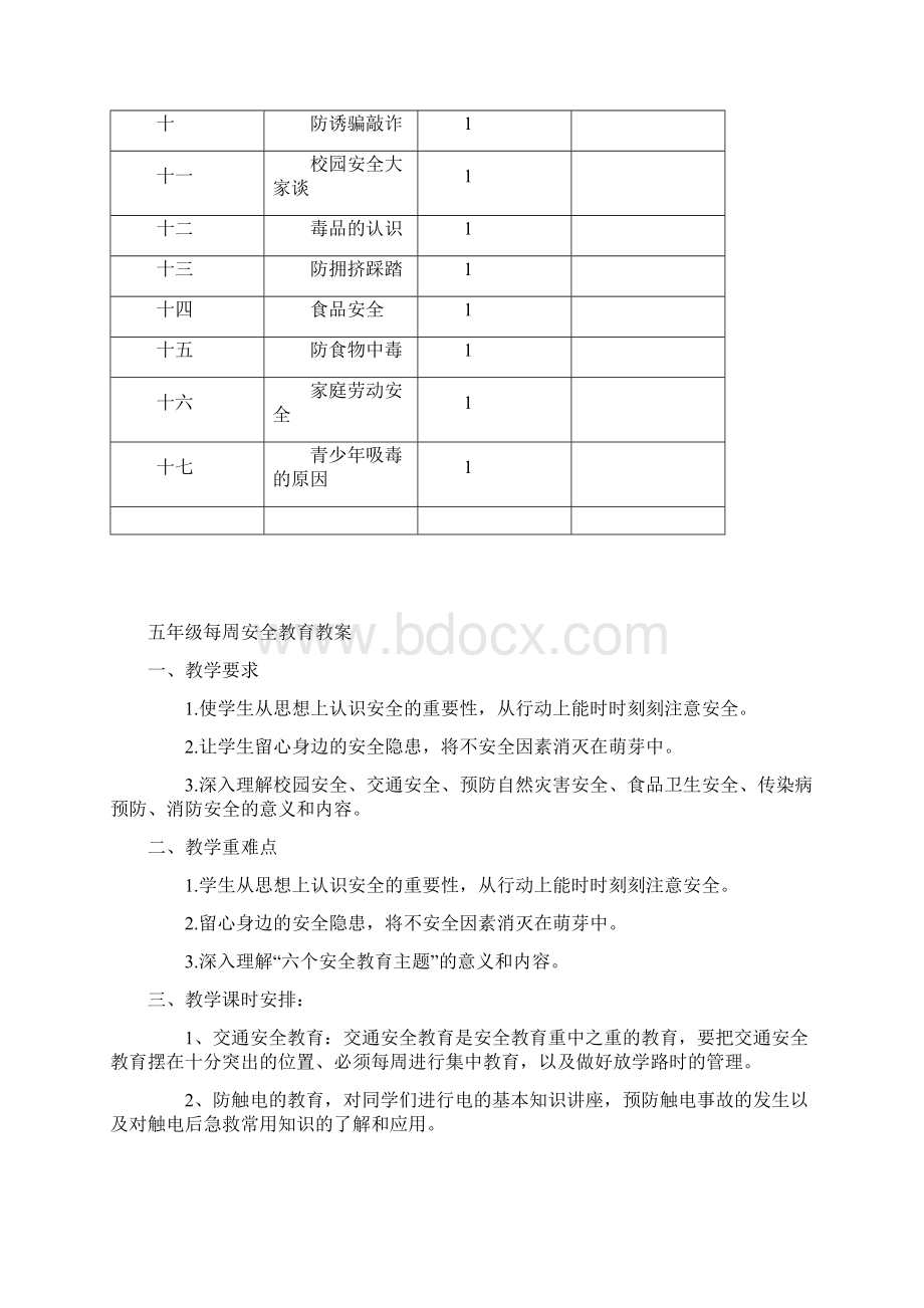 安全教育教案进度表.docx_第3页