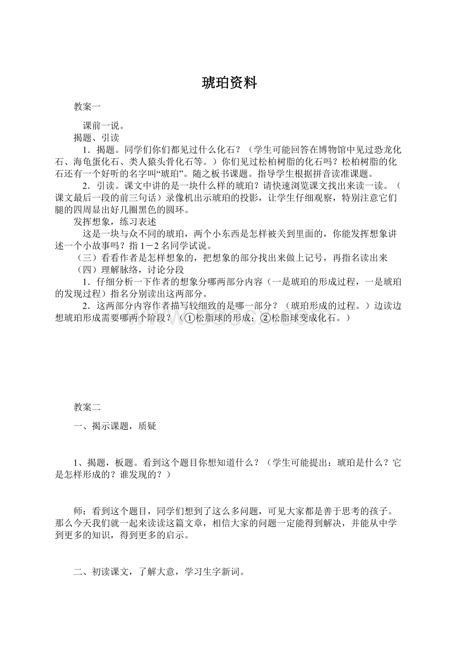 琥珀资料Word文件下载.docx