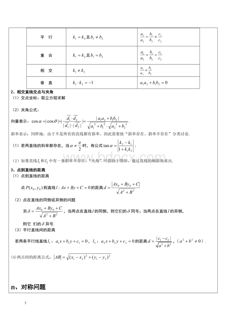 上海市2017高三数学直线综合Word格式.doc_第3页