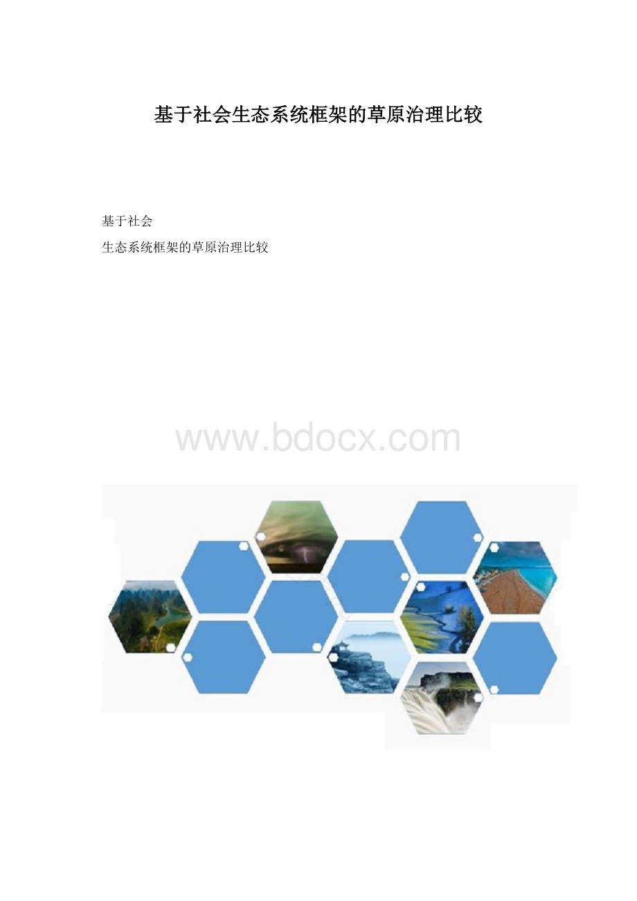 基于社会生态系统框架的草原治理比较.docx