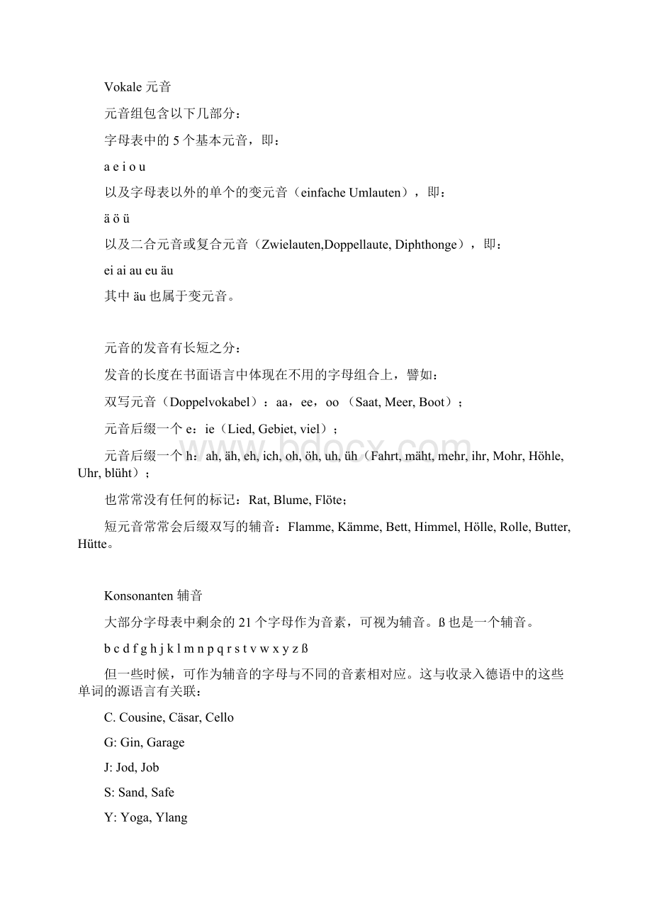 献给德语初学者德语入门附字母读音表Word格式文档下载.docx_第2页