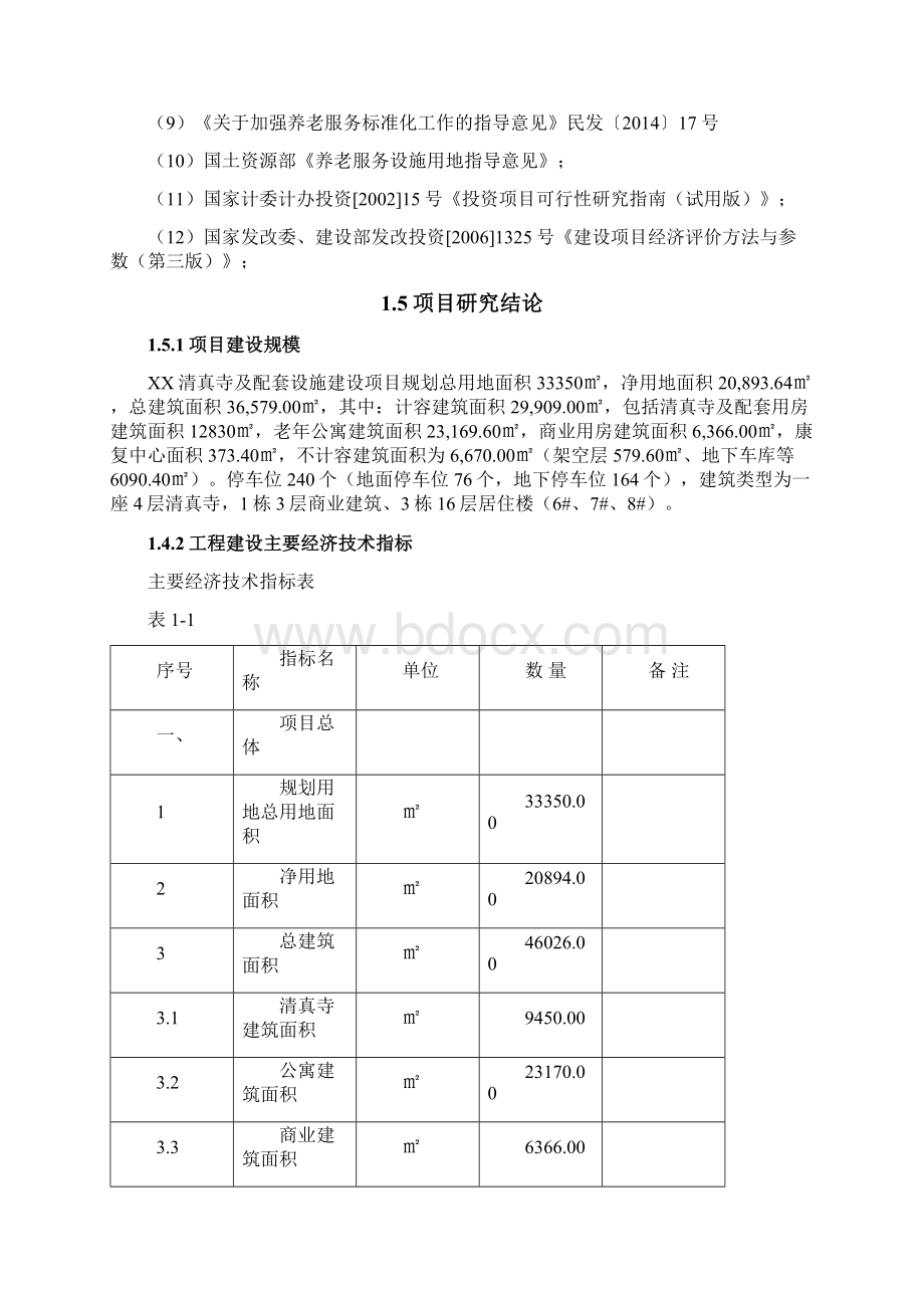 XX市清真寺及配套设施工程建设项目可行性研究报告Word格式文档下载.docx_第3页