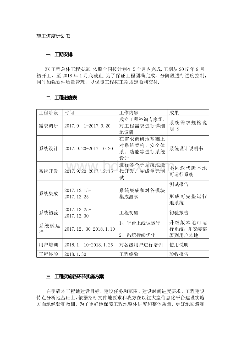 软件项目进度计划(整理).docx_第1页