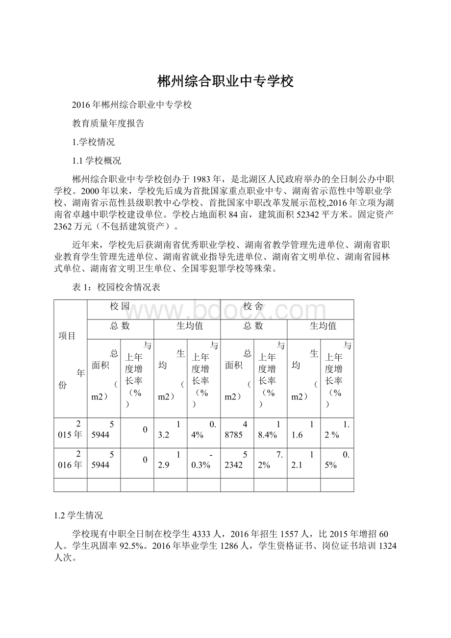 郴州综合职业中专学校Word格式.docx_第1页