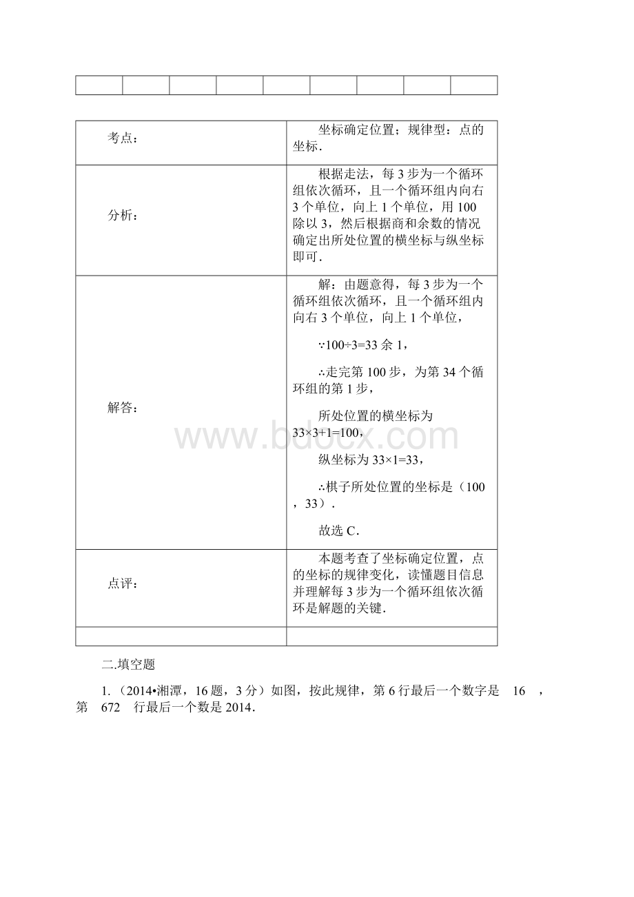 全国各地中考数学真题分类解析汇编 38规律探索Word格式文档下载.docx_第3页