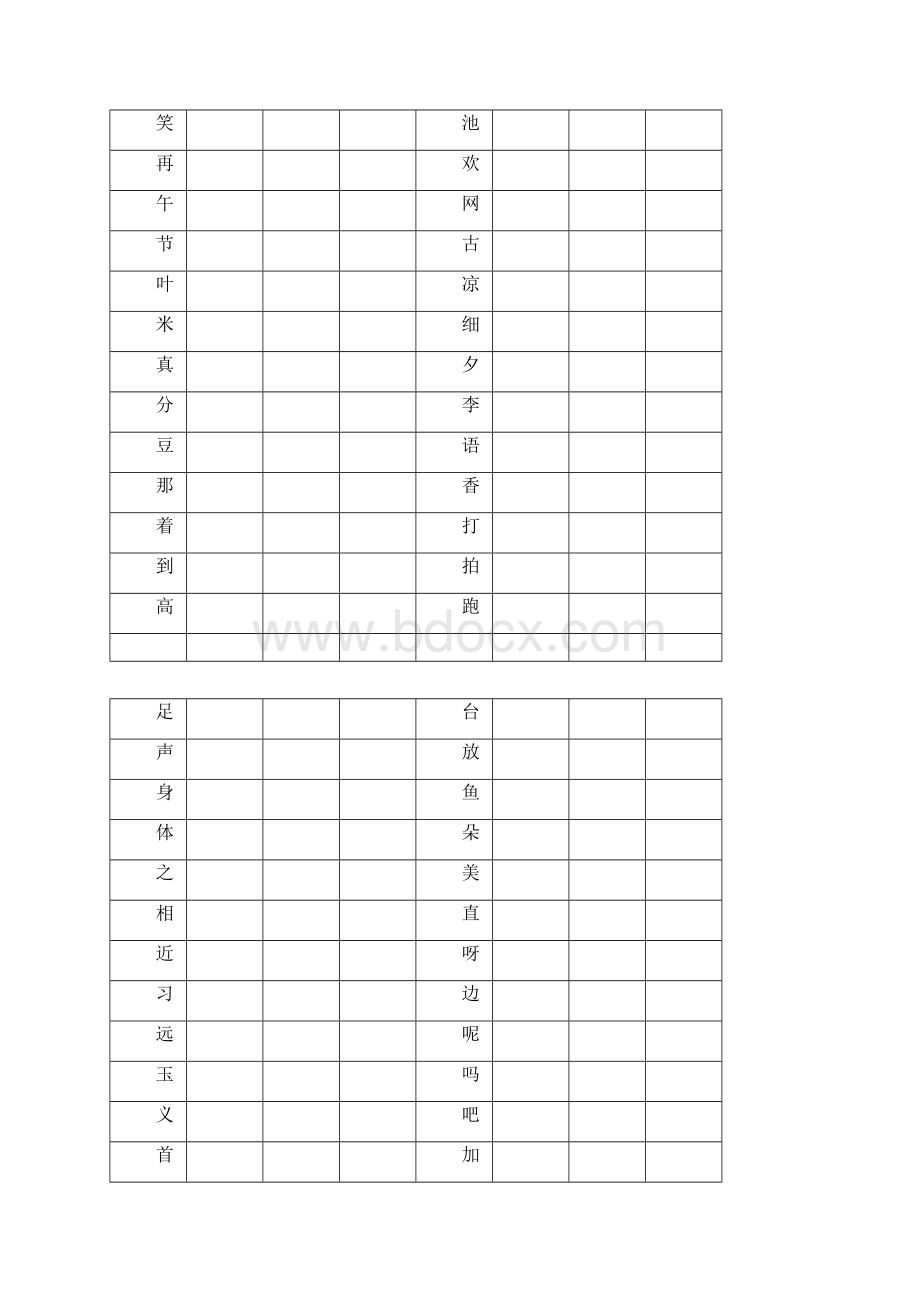 新人教版小学一年级语文下册生字.docx_第3页