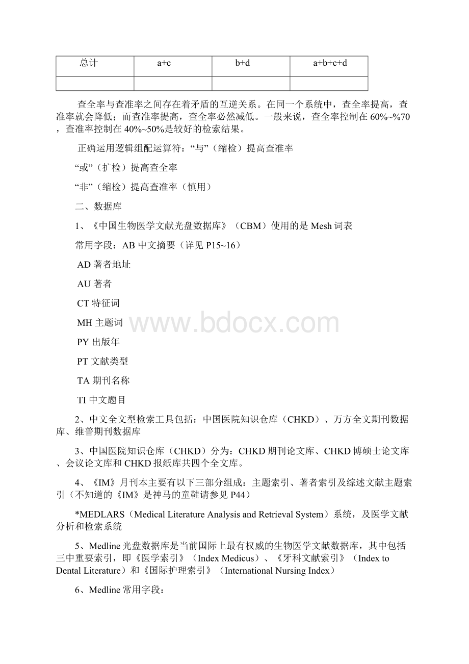 最新医学文献检索整理Word格式文档下载.docx_第3页