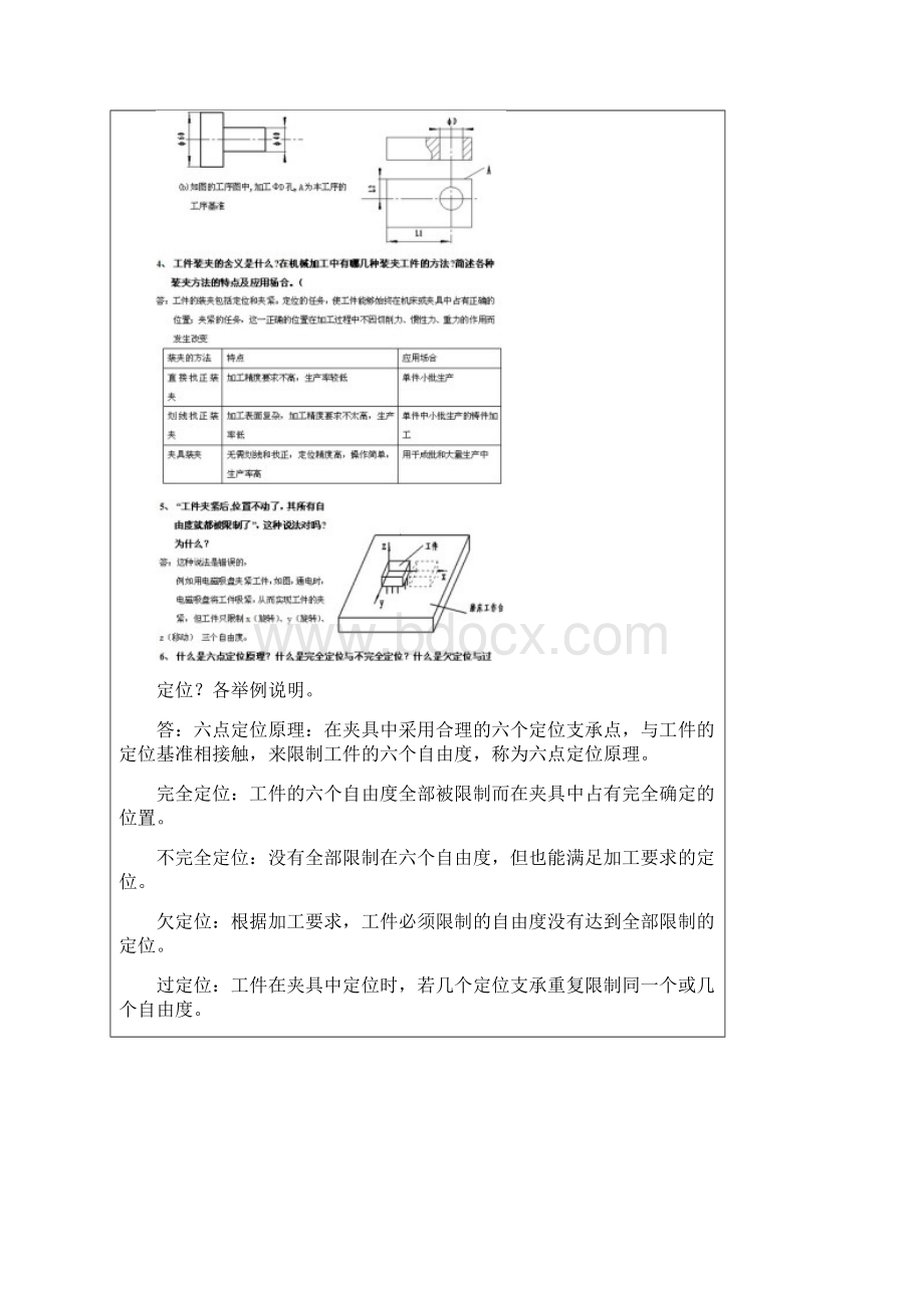 机械制造工艺学上思考题及参考答案精Word格式文档下载.docx_第2页