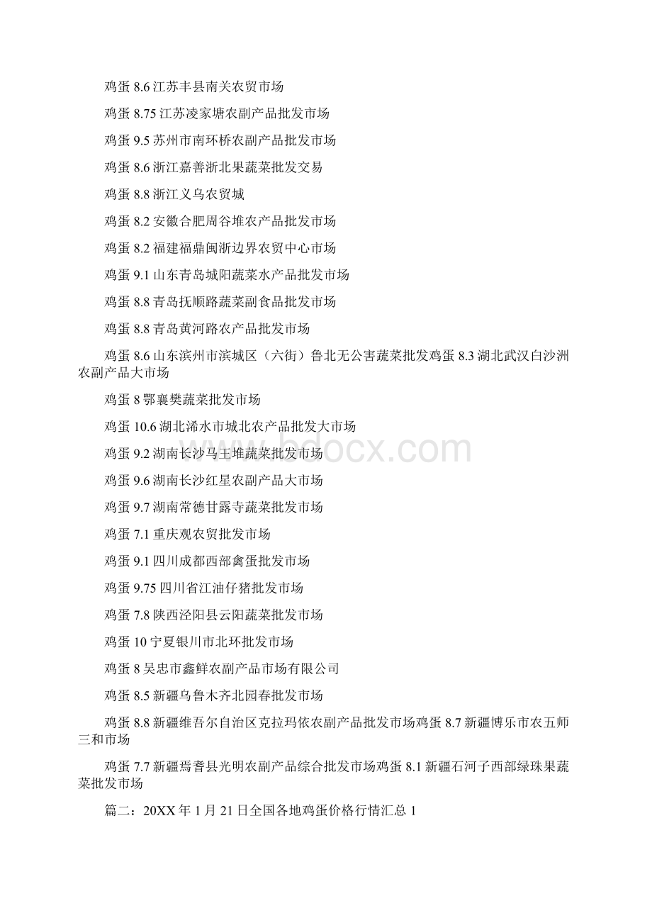 春节鸡蛋价格Word文档下载推荐.docx_第2页