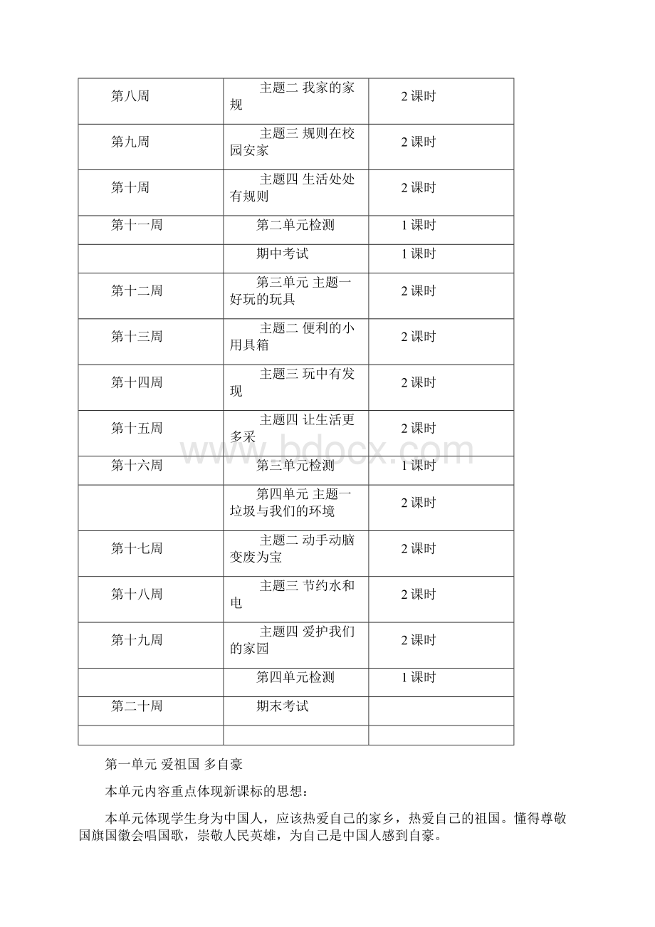 最新首师大版《品德与生活》二年级上册全册教案18页Word下载.docx_第2页