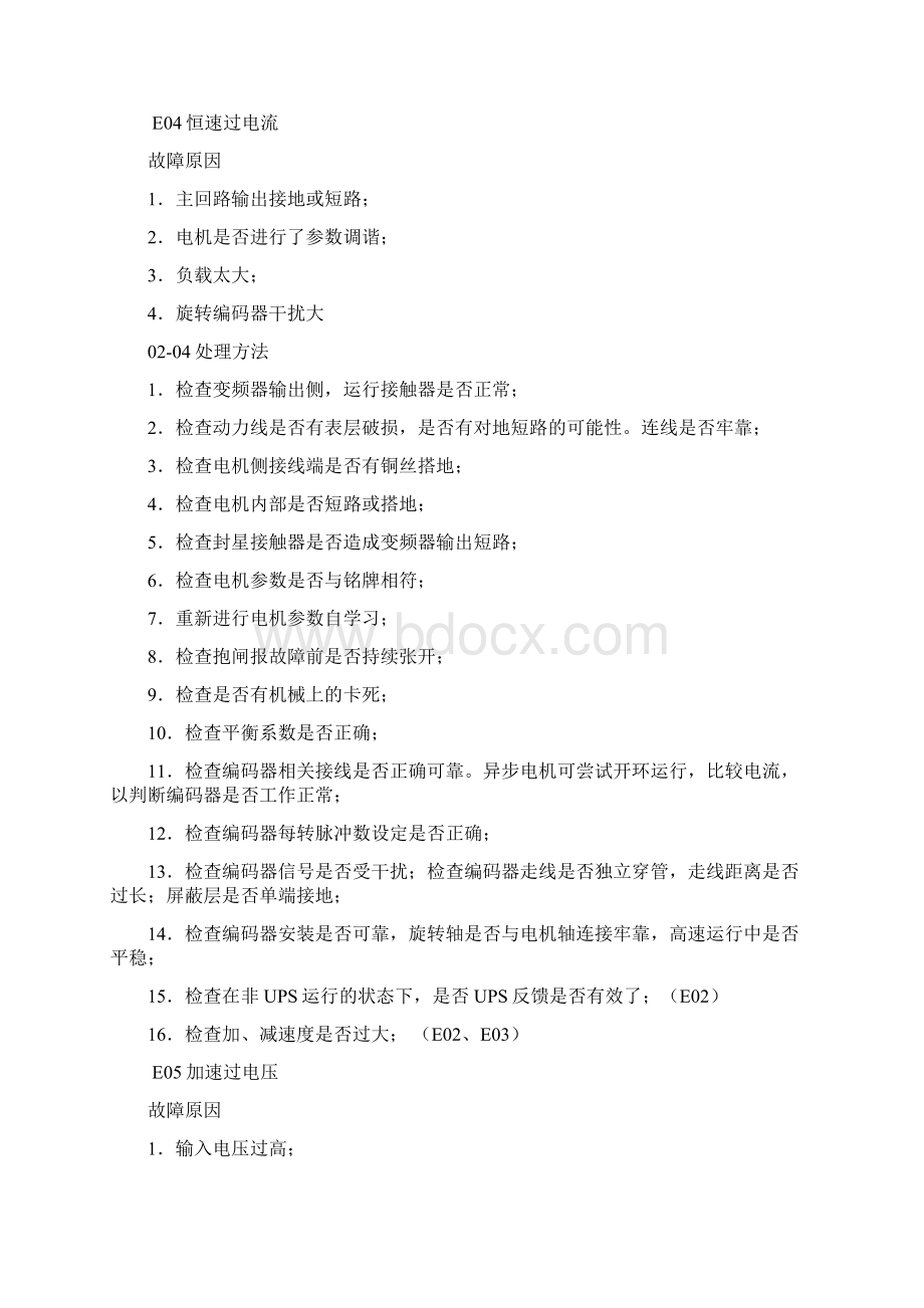 电梯维修故障代码Word文件下载.docx_第2页