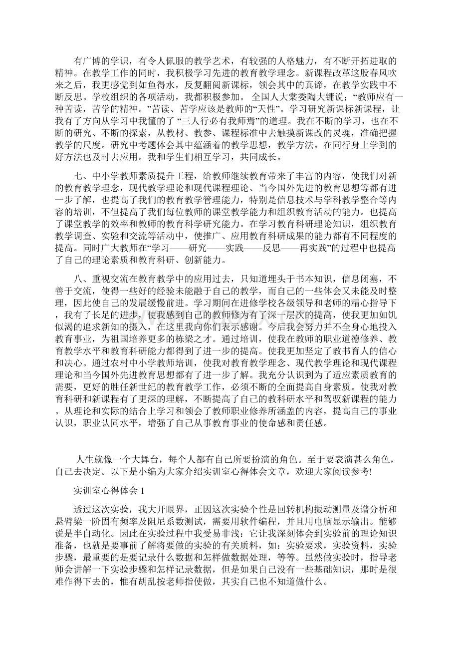 中学教师继续教育心得体会.docx_第3页