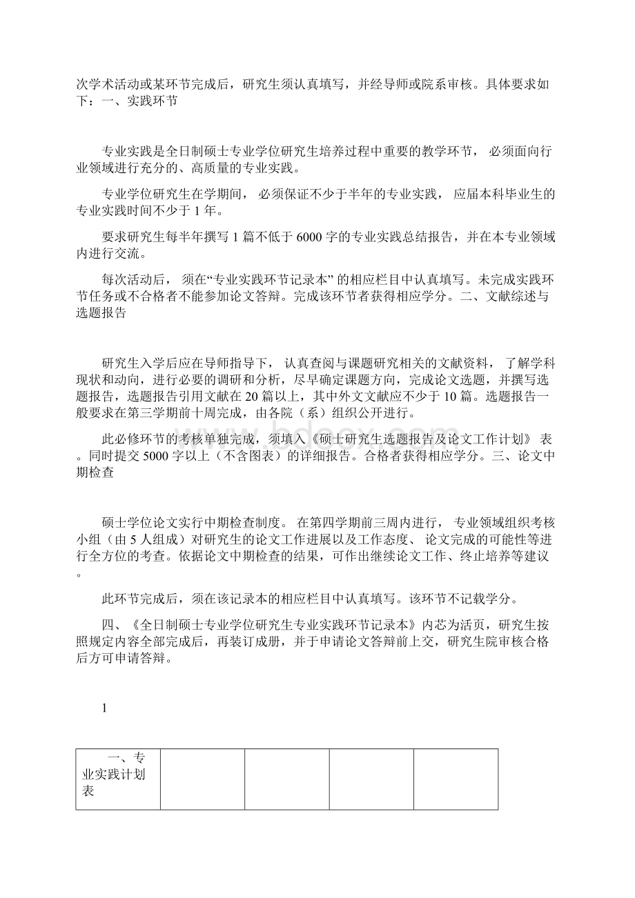 全日制硕士专业学位研究生专业实践环节记录本剖析doc.docx_第2页