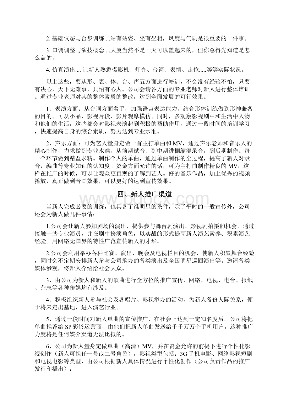 艺人整体包装策划方案全案.docx_第3页