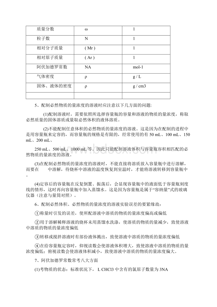 关于物质的量的计算Word文件下载.docx_第3页