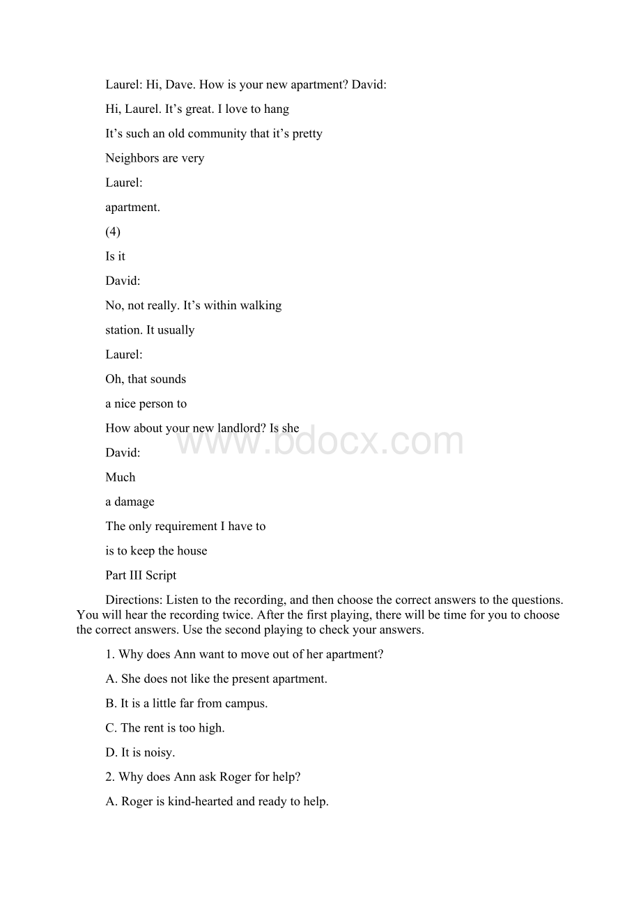 新视野视听说第二册第八单元答案Word格式文档下载.docx_第2页