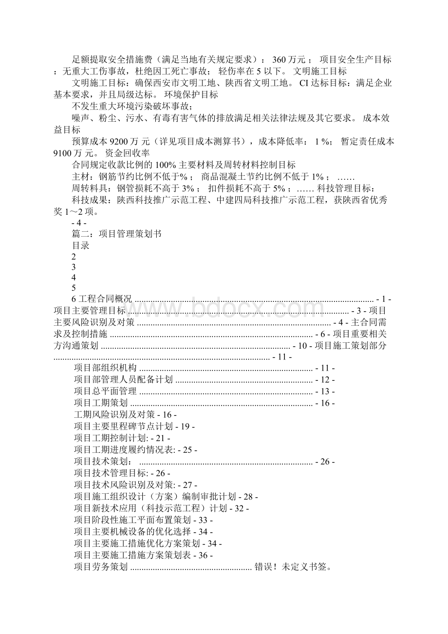 万达新天地项目管理策划书工作范文.docx_第2页