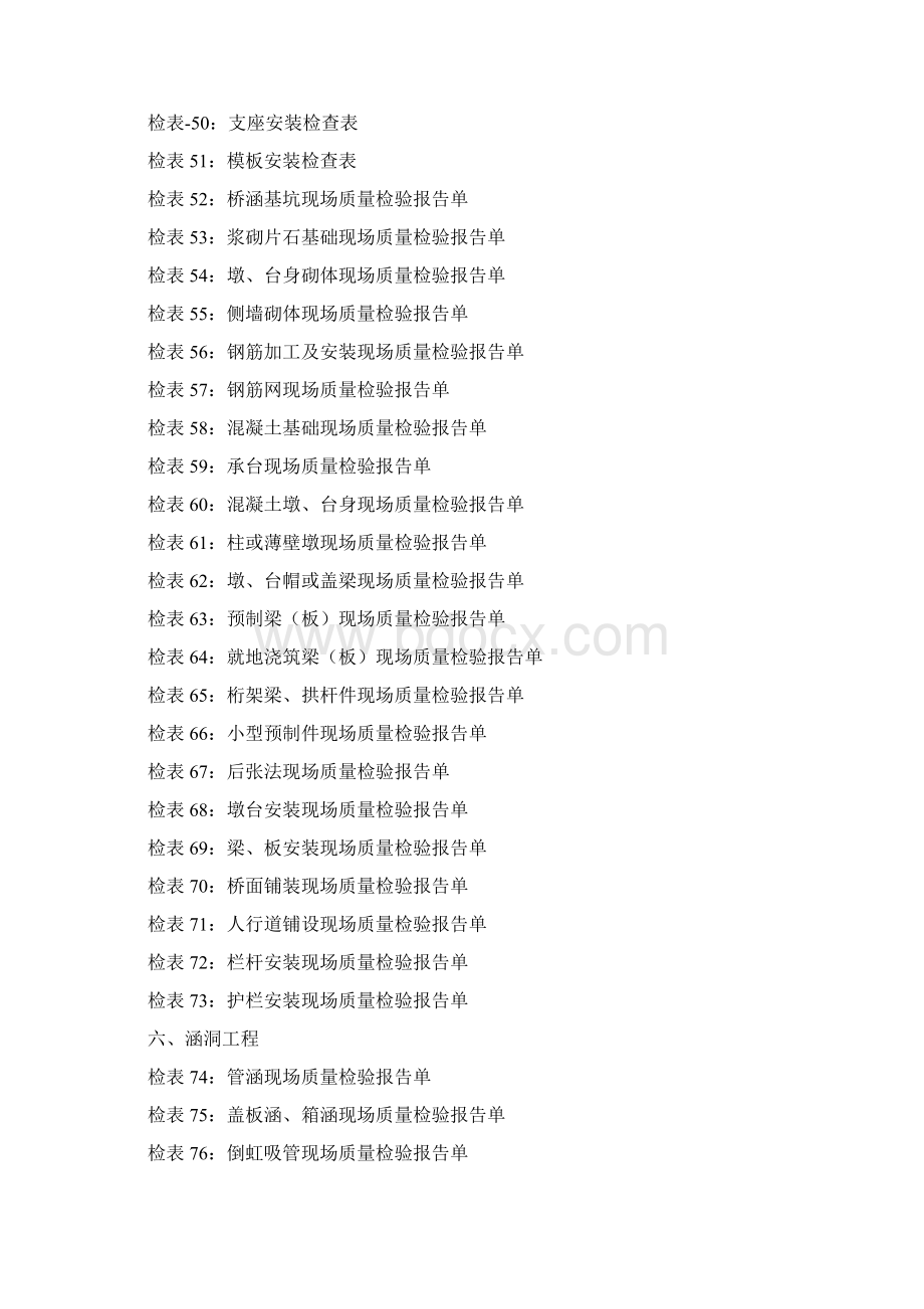 常用工程质量检验表.docx_第3页